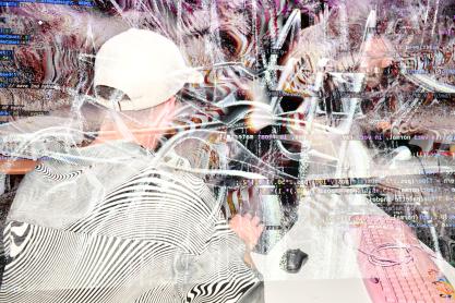 Soirée live coding © Béryl Libault