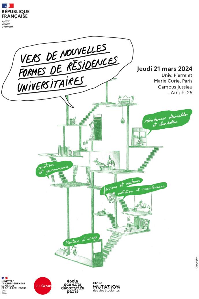 Affiche Chaire mutation des vies etudiantes ©DR