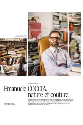 Emanuele Coccia, nature et couture - Texte par Sophie Abriat