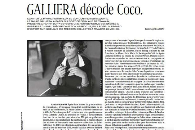 Galliera decode Coco - Le Monde - texte de Sophie Abriat ©DR